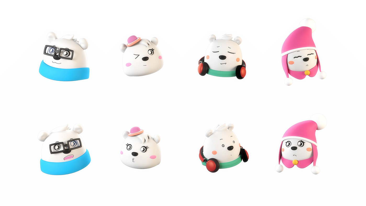 midea空調北極熊吉祥物設計-2