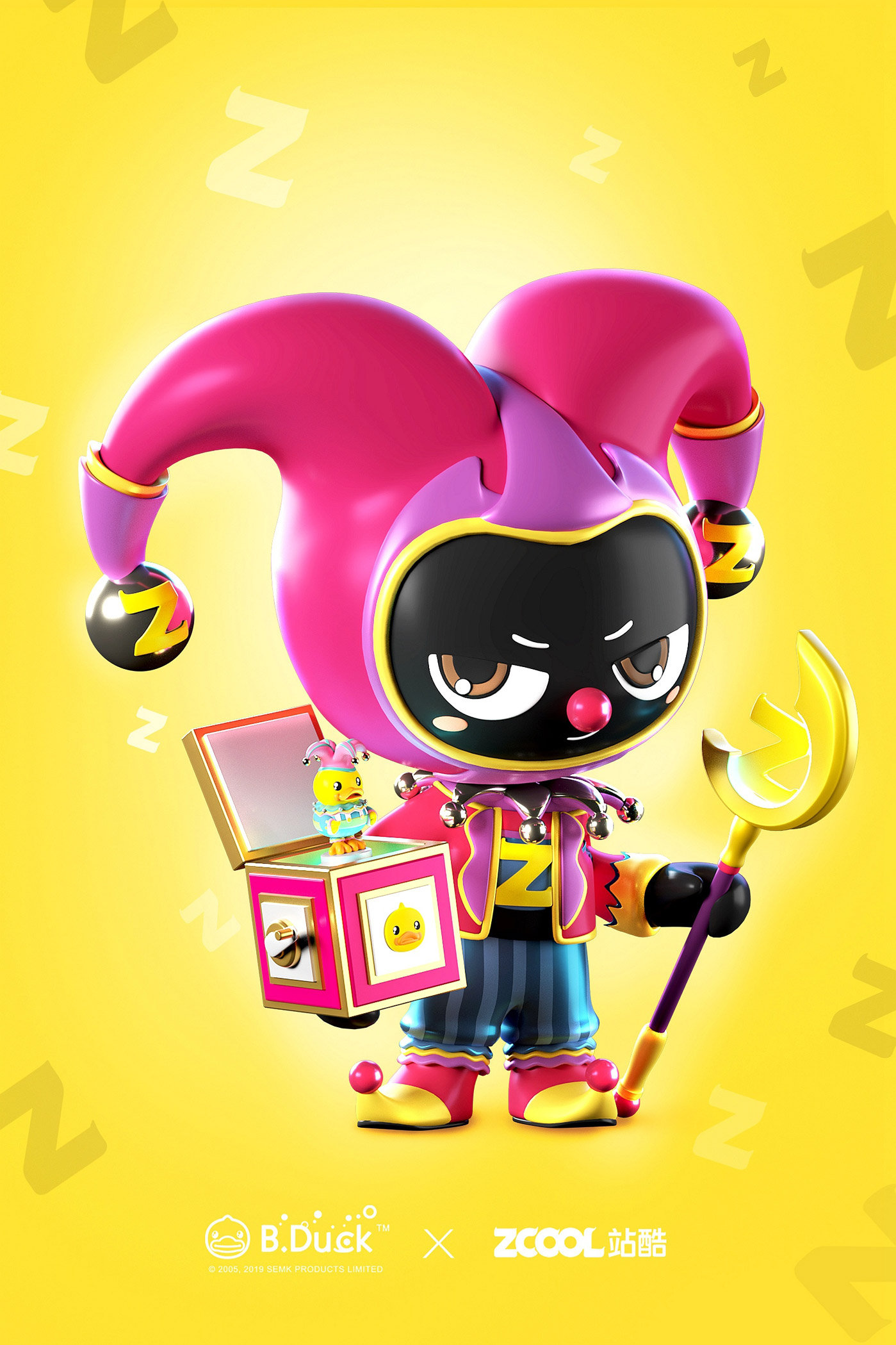 小黃鴨 &站酷IP形象聯名撲克牌設計17