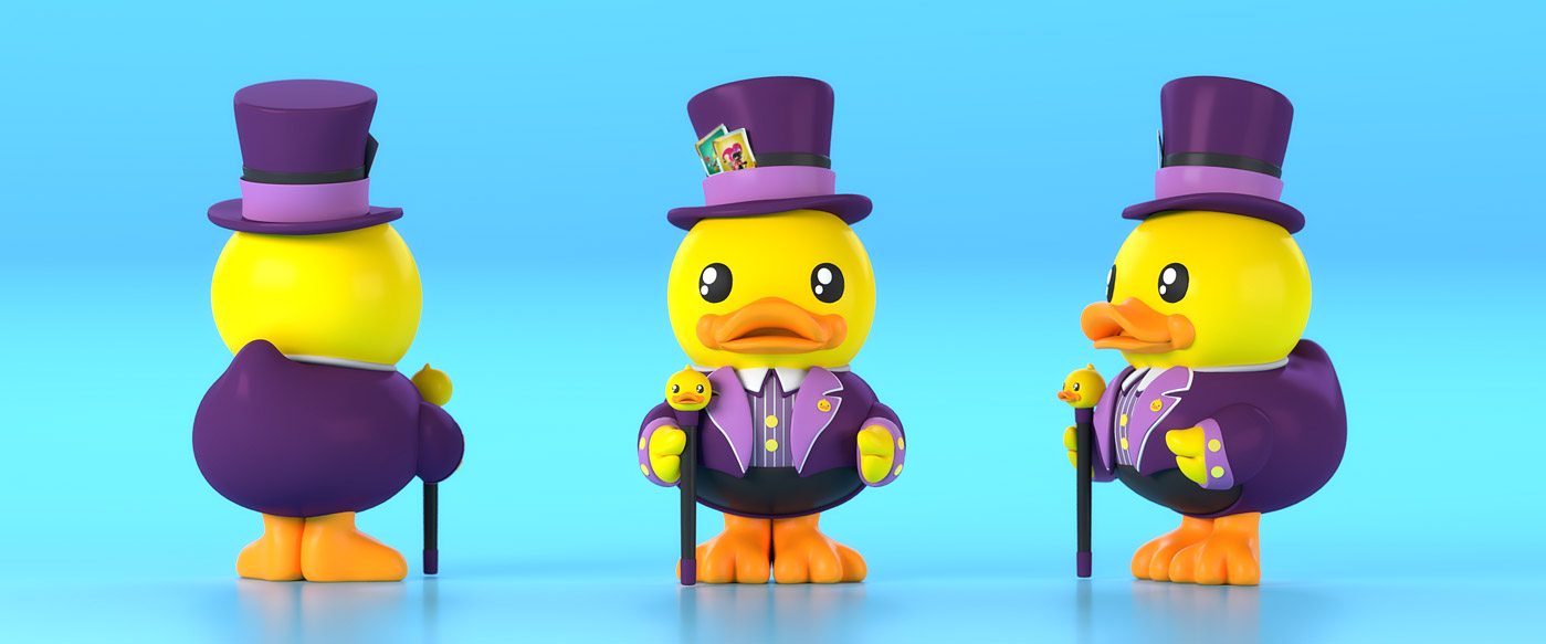 小黃鴨 &站酷IP形象聯名撲克牌設計8