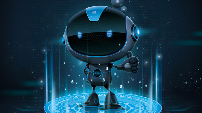 量子鏈卡通形象設計